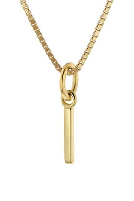 trendor Schmuck Damen-Kette mit Buchstabe I Anhänger Gold auf Silber 925 15255-I