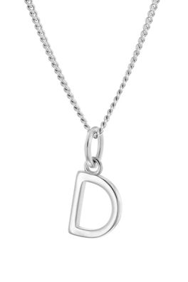 trendor Schmuck Damen-Kette mit Buchstabe D Anhänger Silber 925 15210-D
