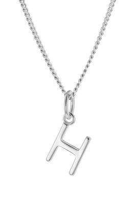 trendor Schmuck Damen-Kette mit Buchstabe H Anhänger Silber 925 15210-H