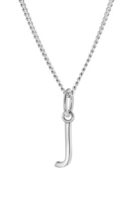 trendor Schmuck Damen-Kette mit Buchstabe J Anhänger Silber 925 15210-J