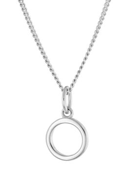 trendor Schmuck Damen-Kette mit Buchstabe O Anhänger Silber 925 15210-O
