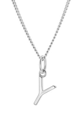 trendor Schmuck Damen-Kette mit Buchstabe Y Anhänger Silber 925 15210-Y