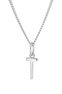 trendor Schmuck Damen-Kette mit Buchstabe T Anhänger Silber 925 15210-T
