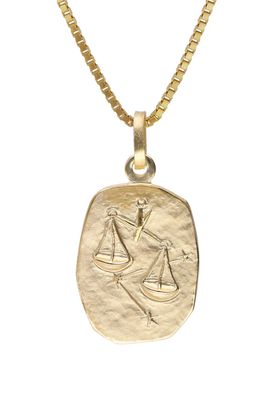 trendor Schmuck Waage Sternzeichen Gold 333 / 8K mit vergoldeter Silberkette 15382-1