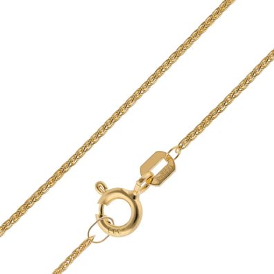 trendor Schmuck Halskette für Anhänger Gold 333 / 8K Zopfkette 0,8 mm 15500