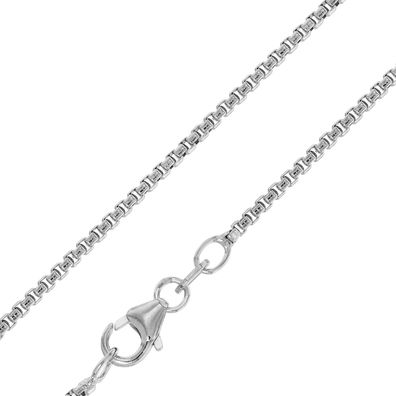 trendor Schmuck Herren-Halskette 925 Silber gerundete Venezianer 1,5 mm breit 35897