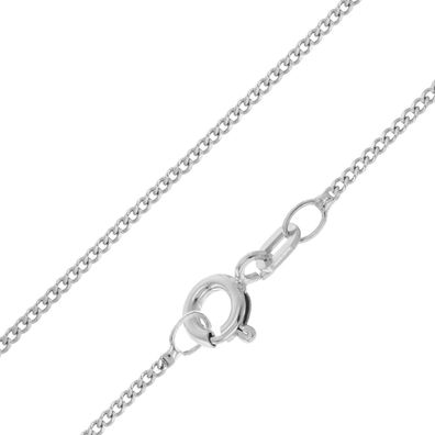 trendor Schmuck Damen Panzerkette Silber 925 Rhodiniert Breite 1,4 mm 15958