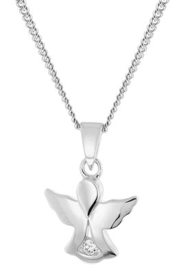 trendor Schmuck Kinder-Halskette mit Engel 925 Silber 68226