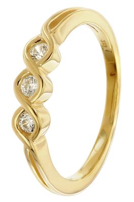 trendor Schmuck Damenring Gold 333/8K Zirkonia-Ring 68390