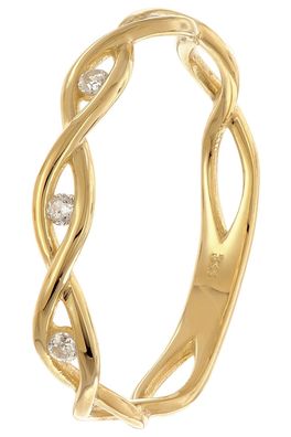 trendor Schmuck Damen-Ring Gold 333/8K mit Zirkonias 68415
