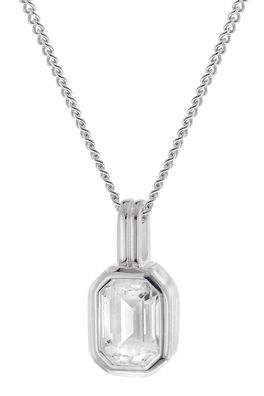 trendor Schmuck Damen-Halskette 925 Silber mit Zirkonia-Anhänger 68502