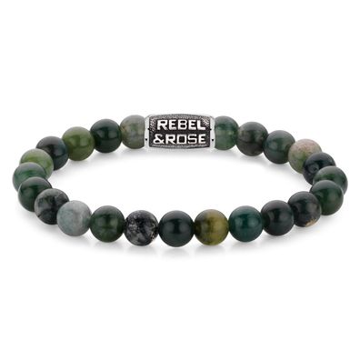 Rebel & Rose Schmuck Herren-Armband The Secret Garden Vintage 8 mm RR-80098-V