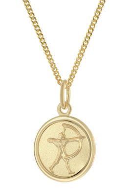 trendor Schmuck Kinder Sternzeichen Schütze Gold 333 mit vergoldeter Kette 28468-12