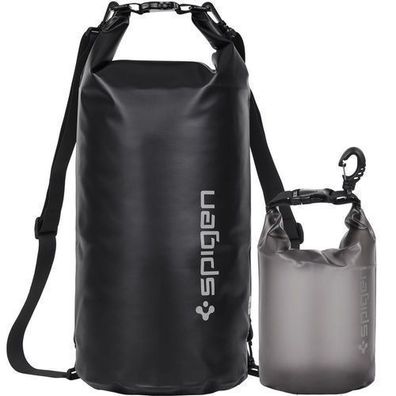 Wasserdichte Spigen Aqua Shield A630 Tragetasche 20L + 2L Beutel - Schwarz