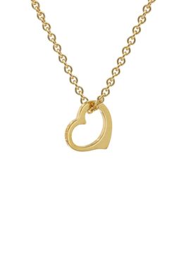 trendor Schmuck Kinder Herz-Anhänger 333 Gold Mit Vergoldeter Silberkette 28965
