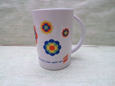 70er Jahre willst Du viel spül mit Pril Henkelbecher Tasse
