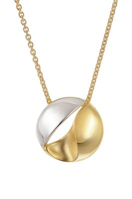 trendor Schmuck Gold-Anhänger 333/8K mit vergoldeter Silberkette 45 cm 21172