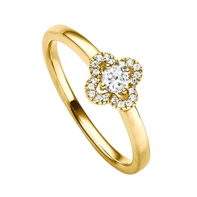 Viventy Schmuck Damenring Silber 925 Vergoldet Zirkonia 787751