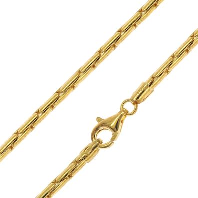 trendor Schmuck Halskette Cardano 925 Silber Vergoldet 3,2 mm breit 31266