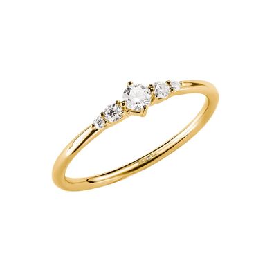 Thomas Sabo Schmuck Damenring vergoldet mit Zirkonia TR2324-M01-14