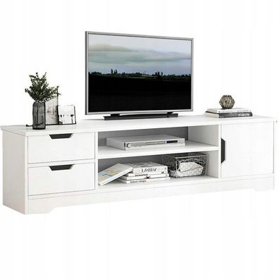 Computertisch im Loft-Stil, weiß, moderner Tisch mit Regal, ideal für Gaming