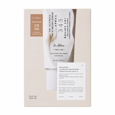 Dr. Althea - 345 Reliefcrememaske, 4 Stück