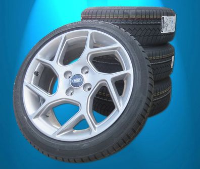 Winterräder Satz Ford Fiesta ST ab 04/18 Continental TS850P 205 45 17 RDKS Alu