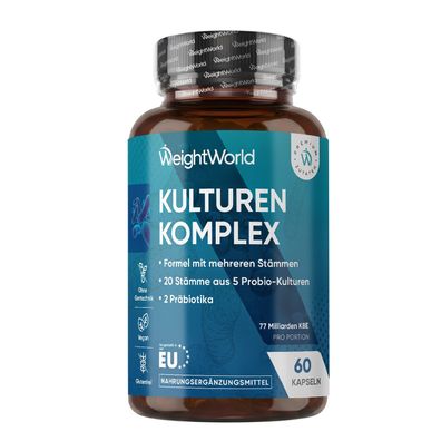 WeightWorld Bio Kulturen Komplex - 60 Kapseln