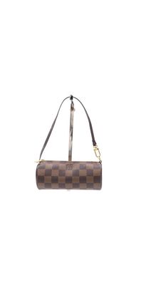Louis Vuitton Papillon Pochette N51380 Damier Ebene Mini Braun