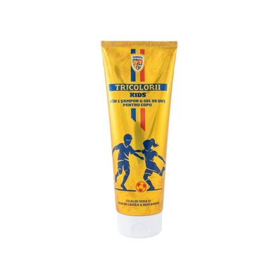 Tricolorii, Tricolorii Kids, Duschgel und Shampoo 2-in-1, Bergamotte, 250 ml
