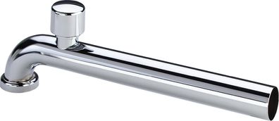 Viega Abgangsbogen 90° mit Rohrbelüfter verchromt, 11/4" x 250 mm