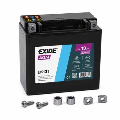 Original Exide Batterie Stützbatterie für Mercedes-Benz Audi BMW Fiat Alfa Volvo
