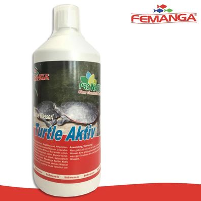 Femanga Turtle aktiv 1000ml - für gesundes Wasser Schildkröten
