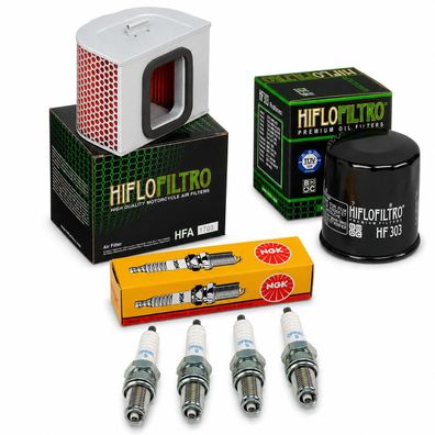 Wartungssatz Ölfilterset Zündkerze oilfilter spark passt an Honda CB 750 92-03