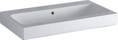 Geberit Waschtisch iCon ohne Hahnloch, mit ÜL 750x485mm weiß