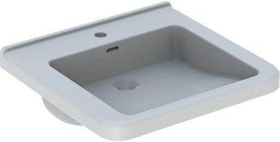 Geberit Waschtisch Renova Comfort unterfhb. m Hahnloch m ÜL 550x525mm weiß