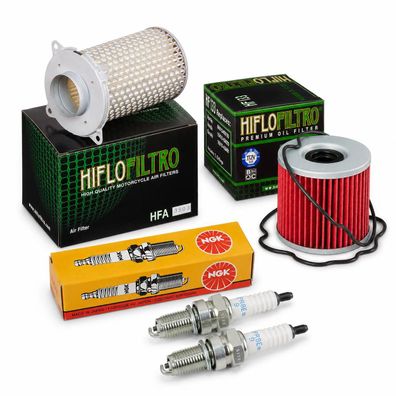 Wartungssatz Ölfilterset Zündkerze oilfilter spark passt an Suzuki Gs 500 89-08