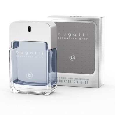 Bugatti Signature Grey Eau de Toilette für Männer 100ml