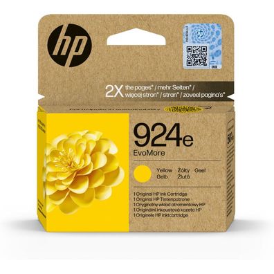 HP EvoMore 4K0U9NE Tintenpatrone yellow No. 924e