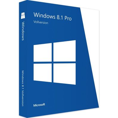 Windows 8.1 Professional 32/64 Bit Vollversion