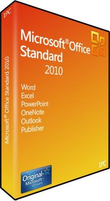 Microsoft Office 2010 Standard 32/64 Bit Vollversion