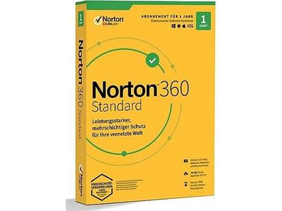 NORTON Standard 360 2024 1 PC Security Antivirus Internetsicherheit