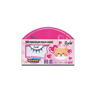 Rude Cosmetics, Chibi Manga Faux Mink Chibi Paws, Falsche Wimpern