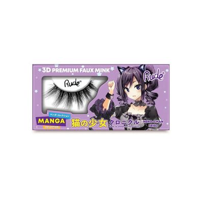 Rude Cosmetics, Chibi Manga Faux Mink - Neko-Chan, Falsche Wimpern