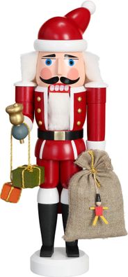 Nußknacker Weihnachtsmann bunt HxBxT = 28x12x8cm NEU Weihnachten Seiffen Nutcrac
