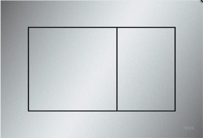 TECEnow WC-Betätigungsplatte für Zweimengentechnik chrom matt
