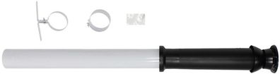 Vaillant Dachdurchführung Aluminium, senkrecht d= 60/100mm schwarz