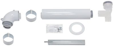 Vaillant Grundbausatz PP Abgasl. DN80 im Schacht d= 60/100mm