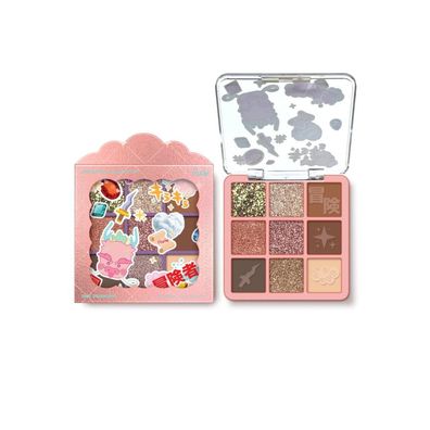 Rude Cosmetics, Treasure Hunt, Lidschatten-Palette, 9 Farben