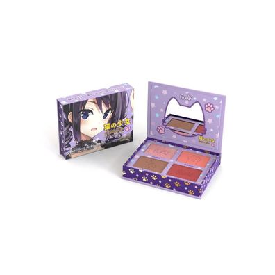 Rude Cosmetics, Purr-fect Neko, vielseitig verwendbar, Gesichtspalette, 4 Farben